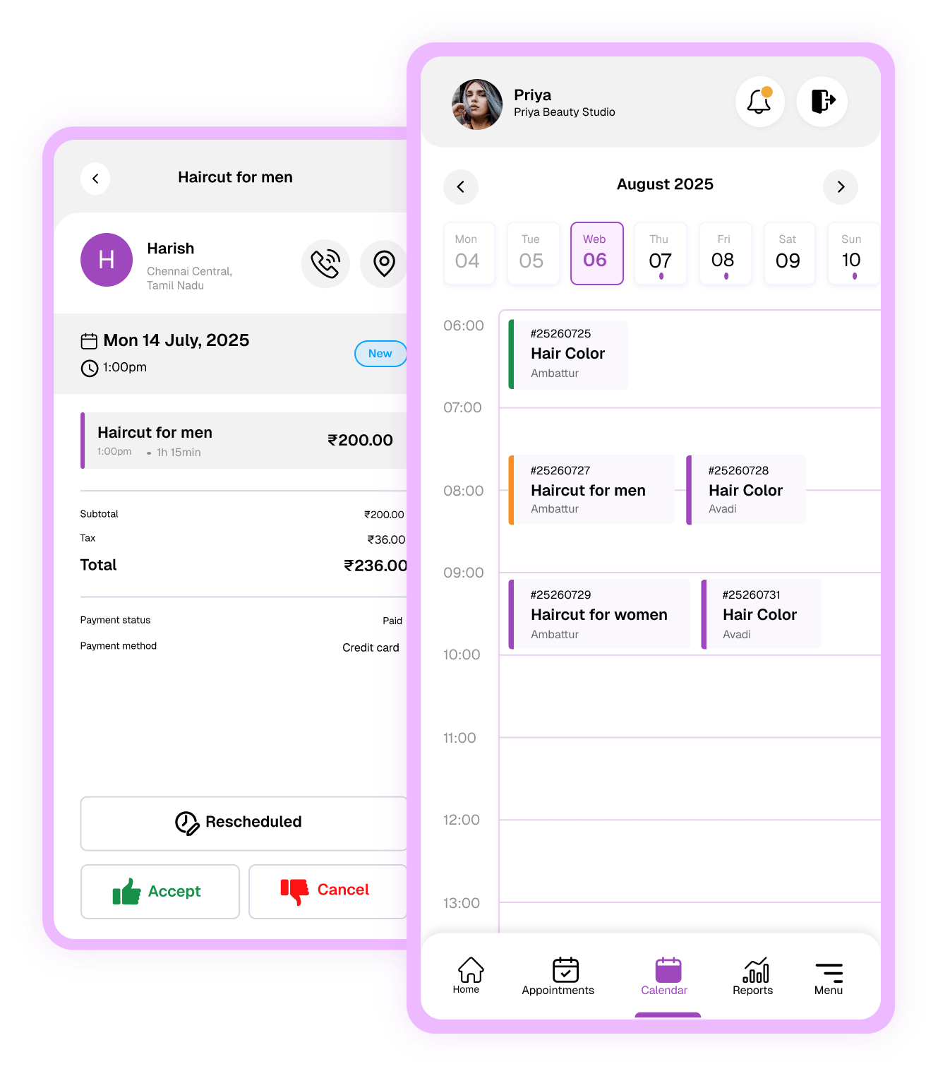 Smart Dashboard Interface